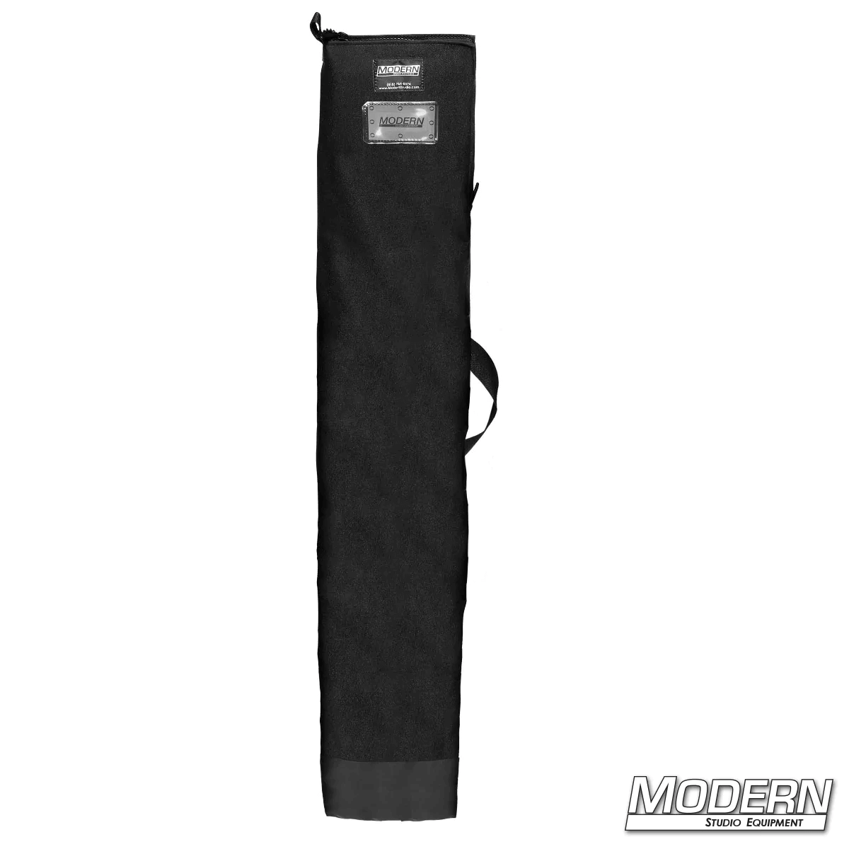 Black Cordura 1000 Wag Flag Bag with rubber handle and vinyl bottom, designed to hold up to three 8-foot Wag Flags for film grip rigging.