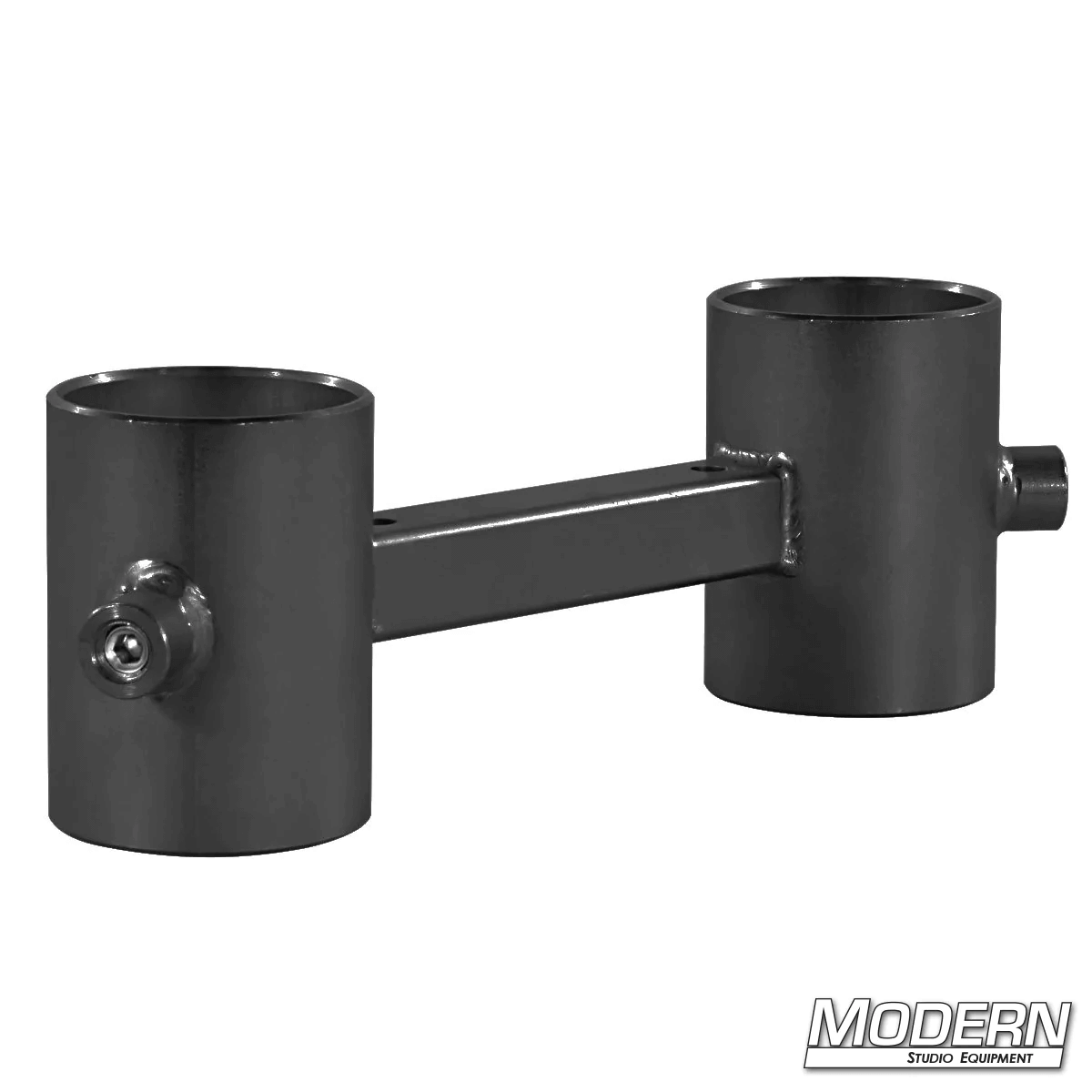 Mini Ladder Truss for 1-1/2-inch Speed-Rail® used for film grip rigging, featuring two welded 1-1/2" receivers for hanging lights and additional support.