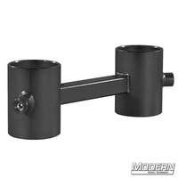 Mini Ladder Truss for 1-1/2-inch Speed-Rail® used for film grip rigging, featuring two welded 1-1/2" receivers for hanging lights and additional support.