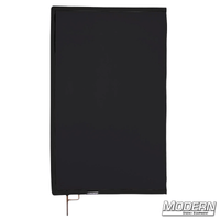 Black Artificial 1/4 Stop Silk Scrim on 304 stainless frame for film grip and rigging, diffusing direct light, 0.7 stop material.