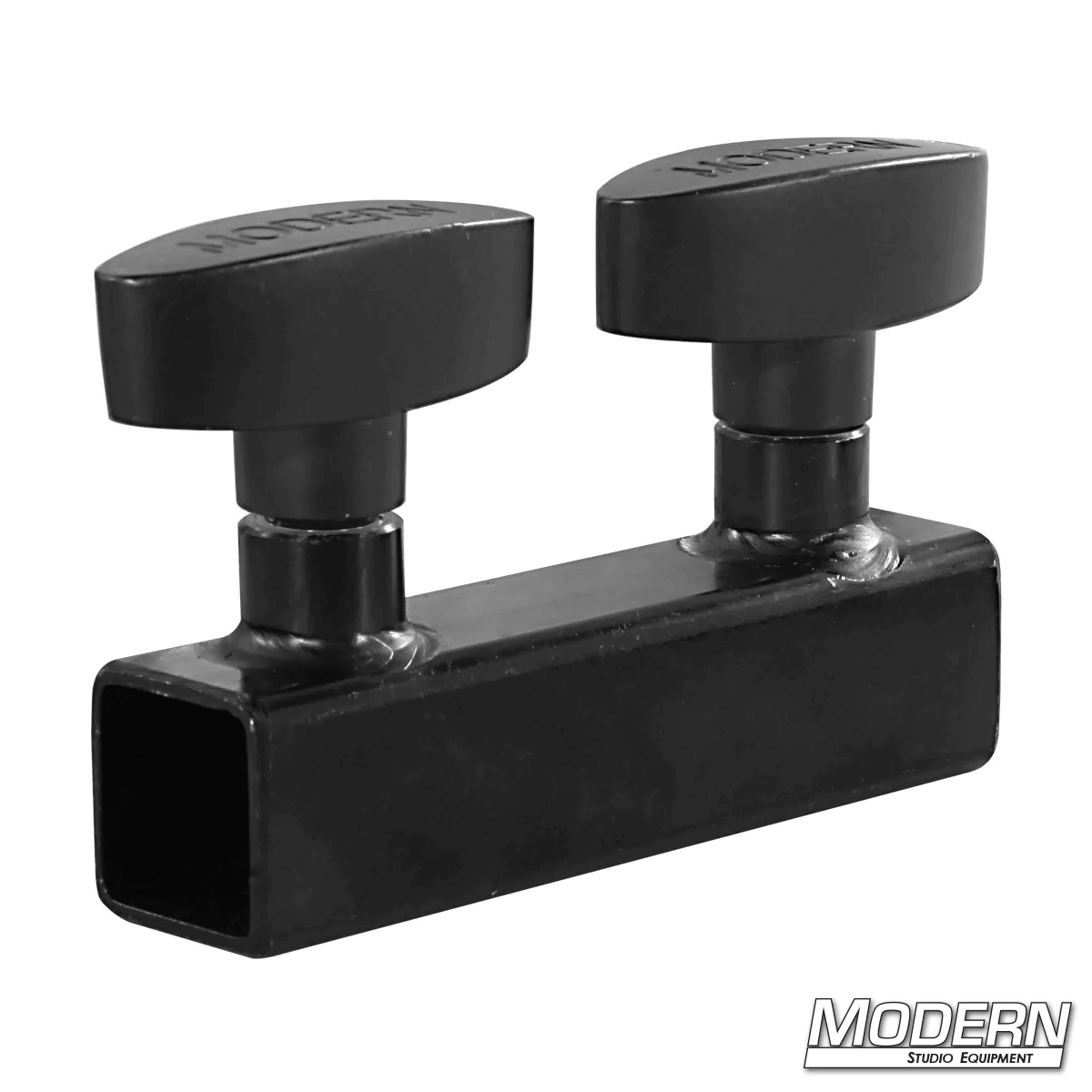 Sleeve For 3/4-Inch Square Tube - Black Zinc With T-Handles