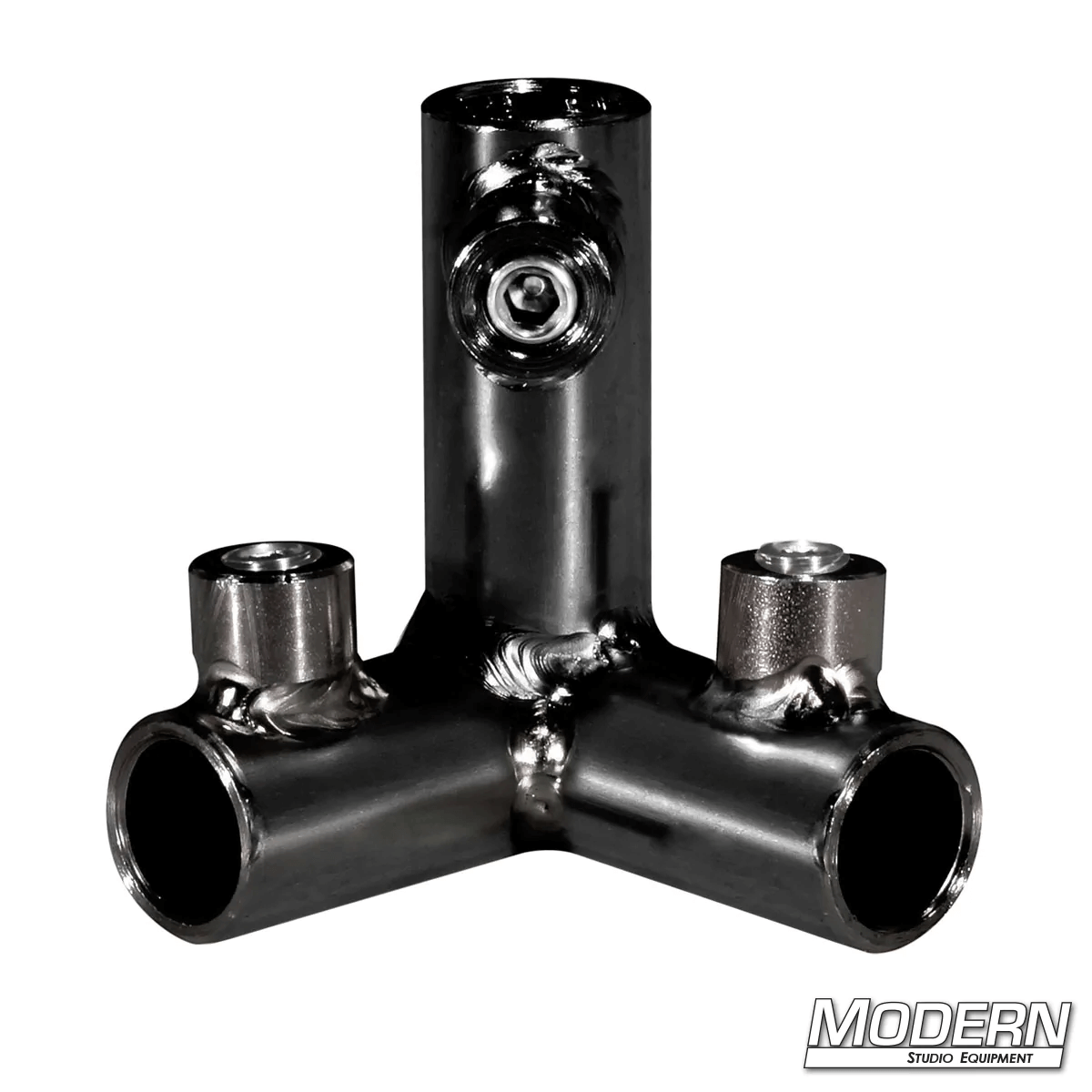 3-Way Corner For 5/8-Inch - Black Zinc