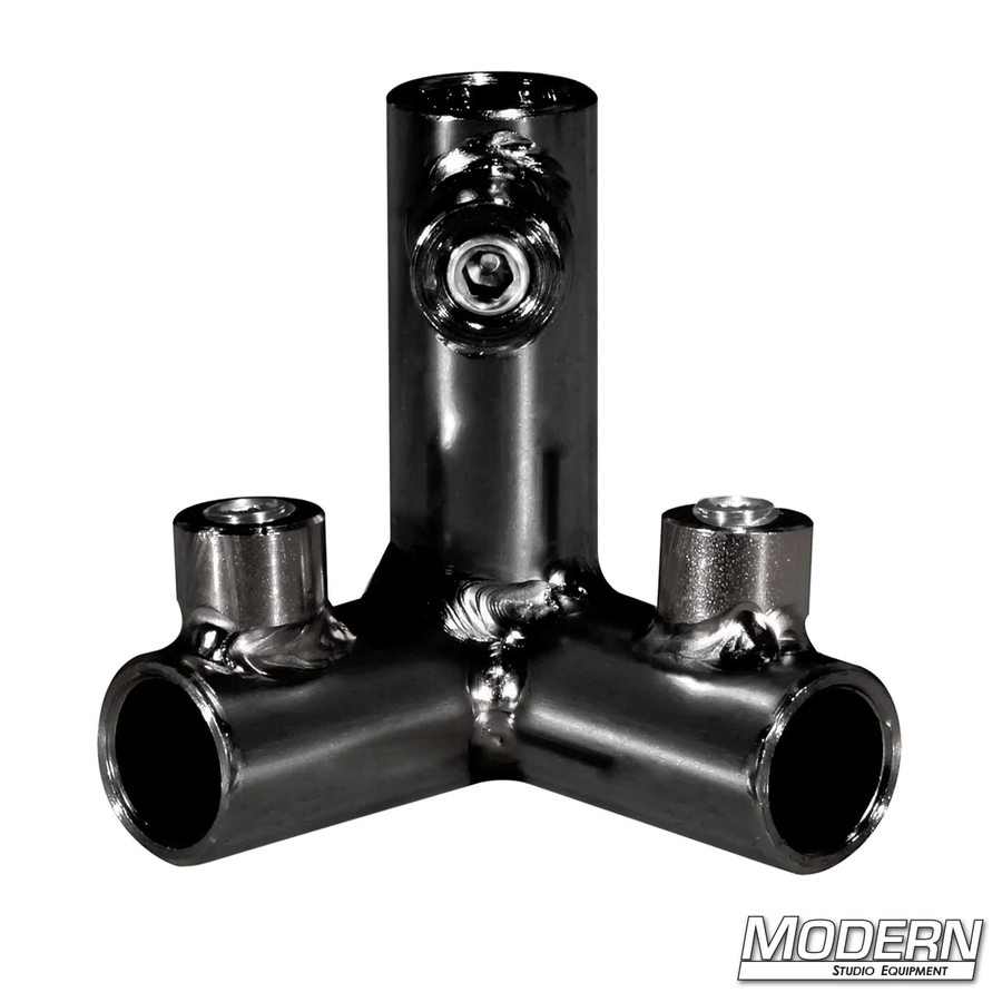 3-Way Corner For 5/8-Inch - Black Zinc