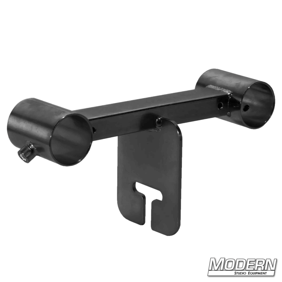 Ladder truss with ear for 1-1/2-inch Speed-Rail, ideal for film grip rigging, used to mount rig to combo heads or lollipops.