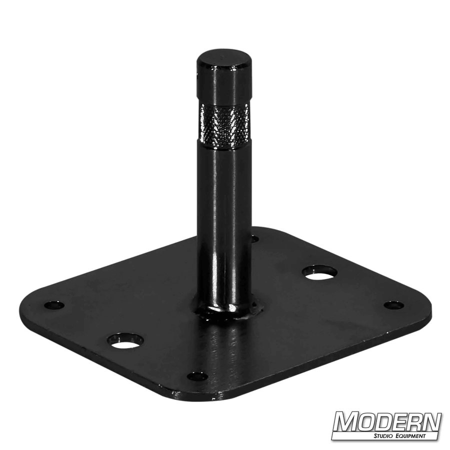 3-Inch Baby Nail On Plate - Black Zinc