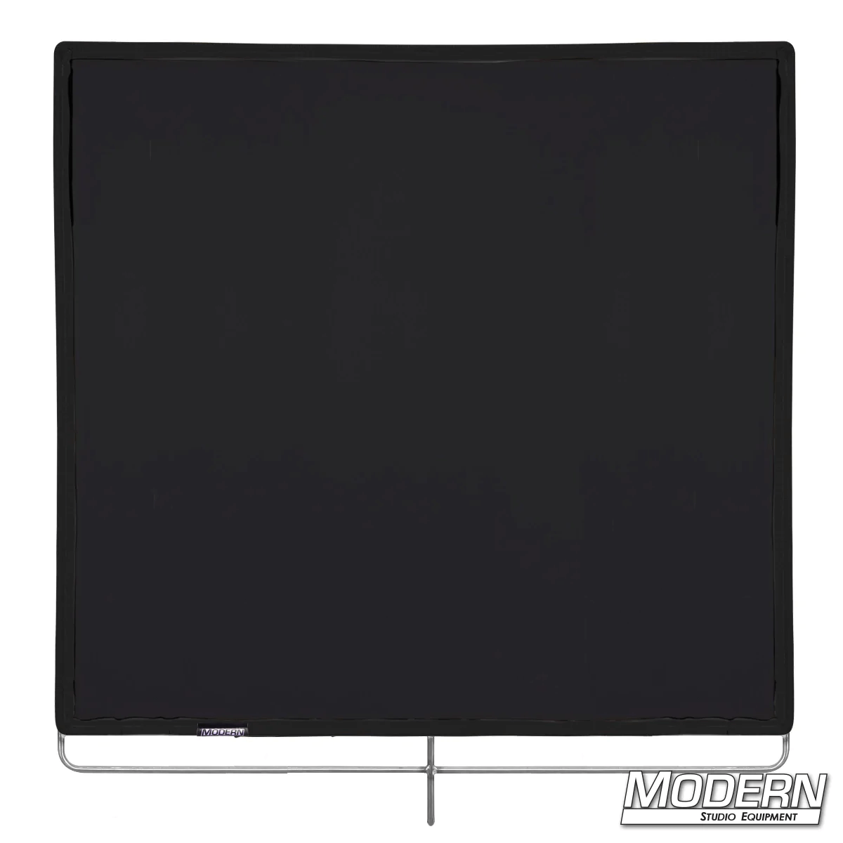 Black Artificial 1/4 Stop Silk Scrim 48"x48" for film grip and rigging, attached to a 304 military-grade stainless frame.