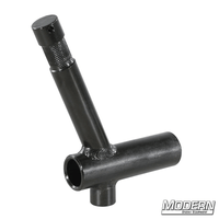 Baby Cheater 5/8-Inch Receiver To 45° Pin - Black Zinc