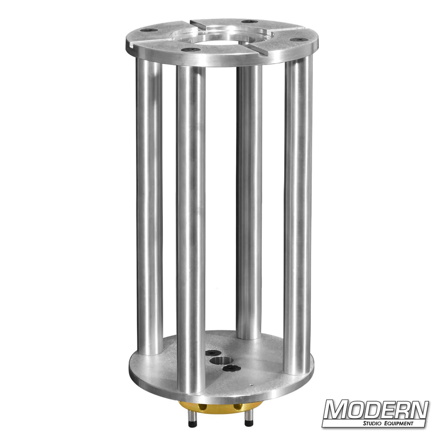 Mitchell to Mitchell Camera Riser 12 Inch for film grip and rigging, featuring Mitchell female on top and Mitchell male on bottom.