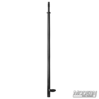 24-inch Baby Stand Extension in black zinc for film grip and rigging equipment