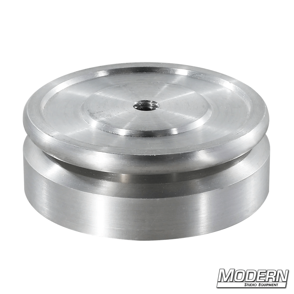 Low profile metric nut and washer for securing cameras on 75, 100, or 150mm ball adapters in film grip rigging applications