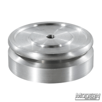 Low profile metric nut and washer for securing cameras on 75, 100, or 150mm ball adapters in film grip rigging applications