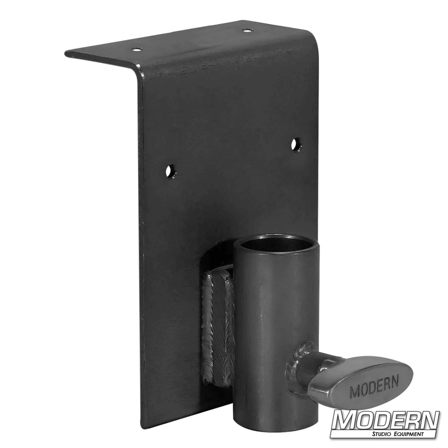 Set Wall Bracket Nail On Plate - Black Zinc