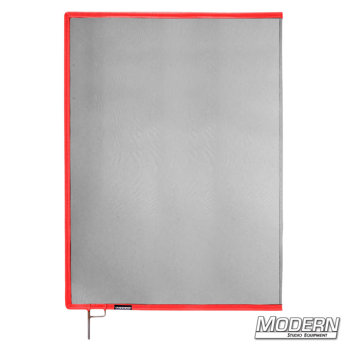 Black Double Scrim on 304 military-grade stainless frame for film grip and rigging, reduces light without altering pattern or color temperature.