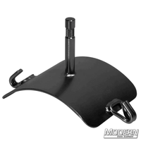 Concave Plate With Baby Pin - Black Zinc