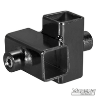 Cross For 3/4-Inch Square Tube - Black Zinc
