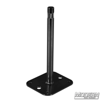 8-Inch Baby Nail On Plate - Black Zinc