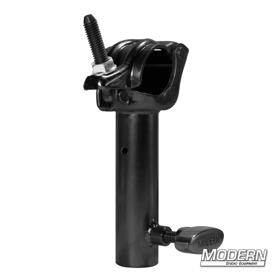 Grid Clamp with Junior Receiver in Black Zinc with Nut for Film Grip and Rigging Tasks