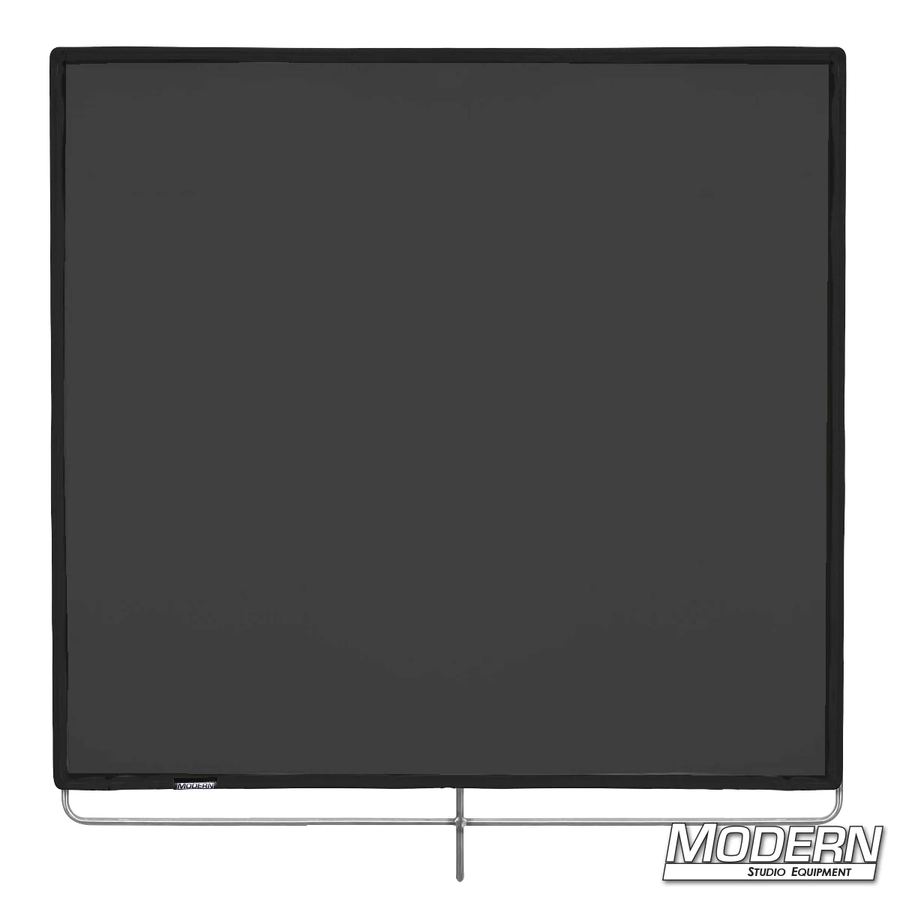 Black China Silk Scrim - 48" x 48" on 304 stainless frame for film grip rigging setups, diffuses light and removes reflectance by 1 stop.