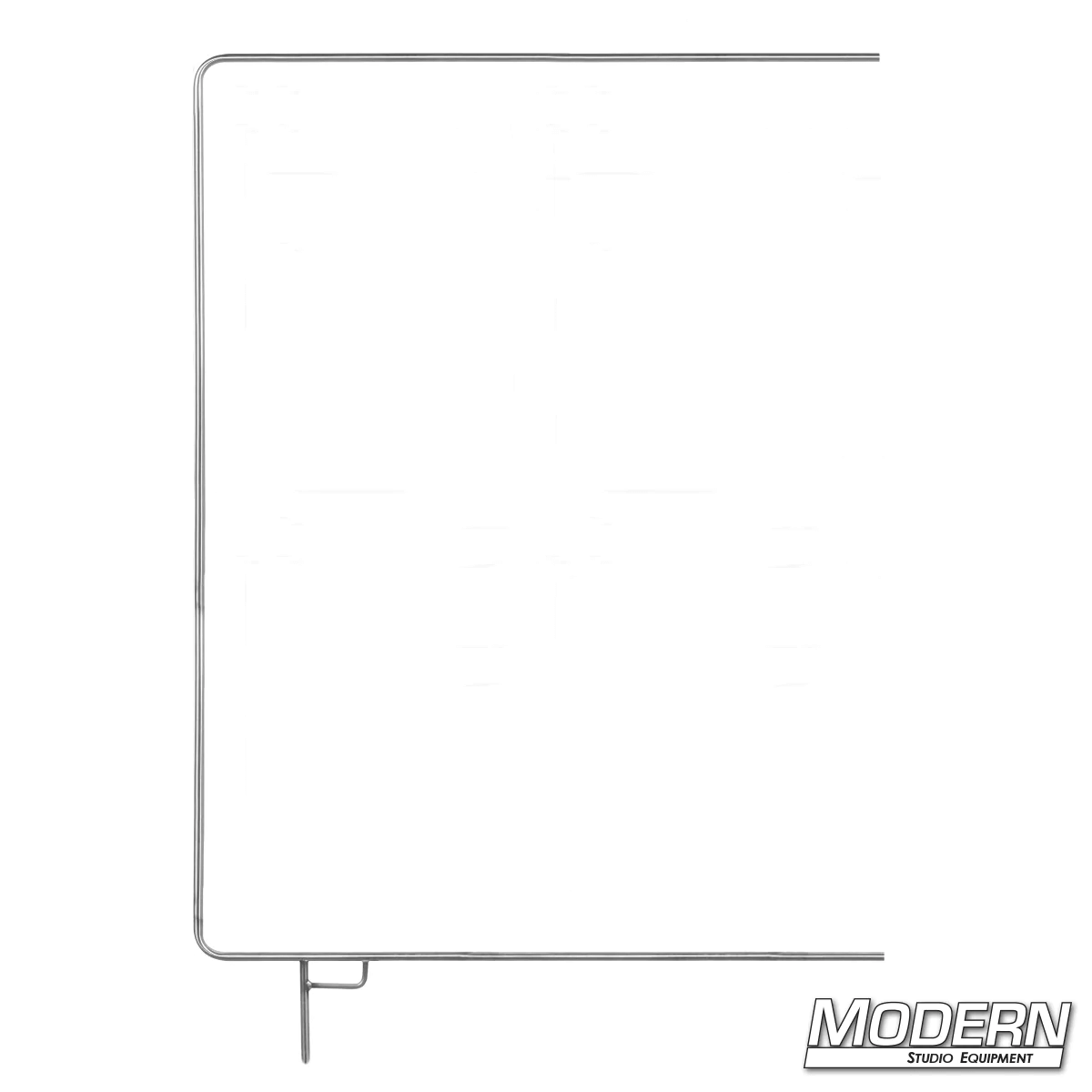 Open End Stainless Frame for film grip and rigging by Modern Studio Equipment. Ideal for various cinematic applications and setups.
