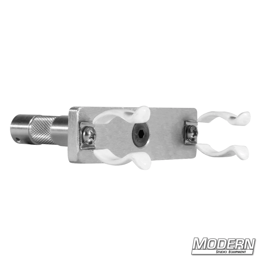 Fluorescent T8 Lamp Holder with 5/8-inch Pin and Rubber Clips - film grip rigging accessory