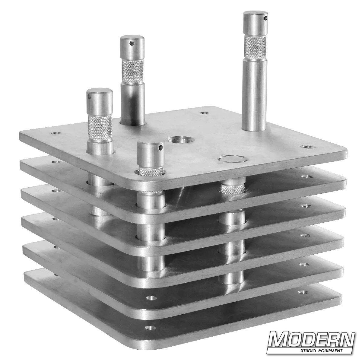 6-Inch X Stacking Plates (Set Of 6) With 5/8-Inch Baby Pins