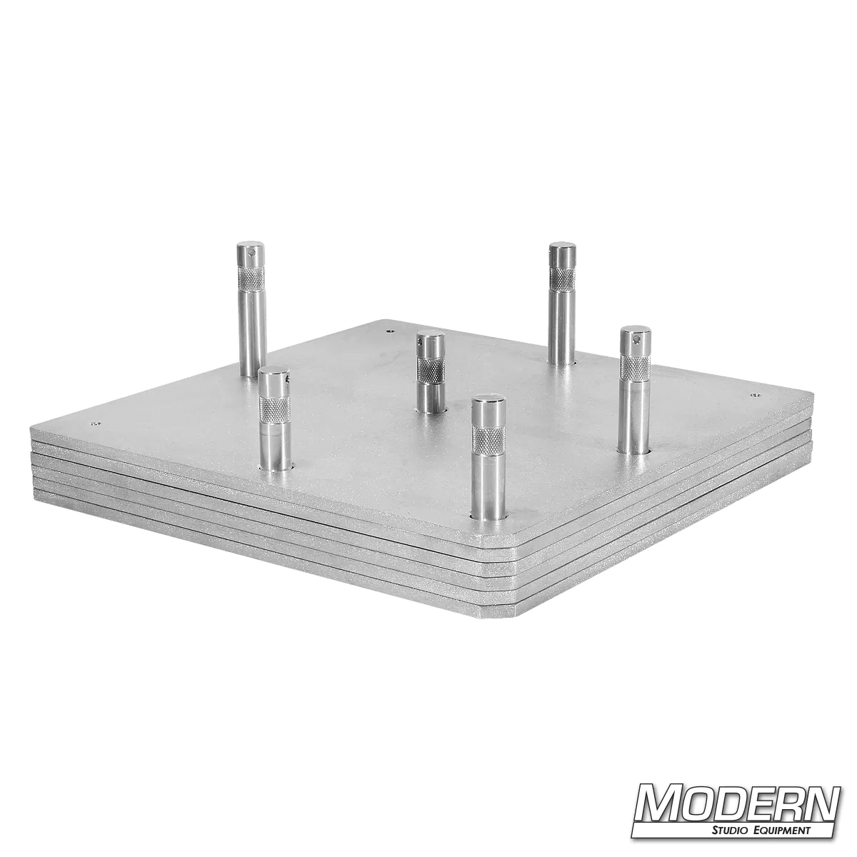 12-Inch X Stacking Plates (Set Of 6) With 5/8-Inch Baby Pins