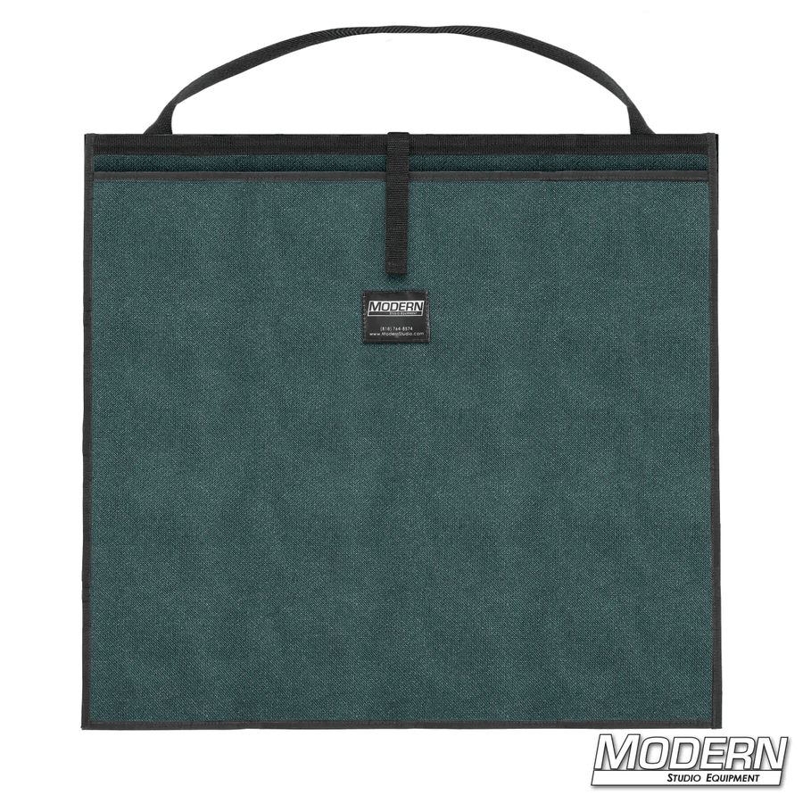 Modern Scrim Bag for 22" made with Cordura 1000 for film grip and rigging, ensuring organized lighting scrims and maintained shape.