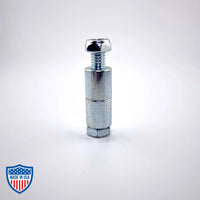 Curtain Track End Stop for film rigging and grip preventing backdrops from falling off track ends.