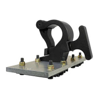 Spacer Plate for Track Hangers and Gridlocks for film grip rigging with bolts and fittings.