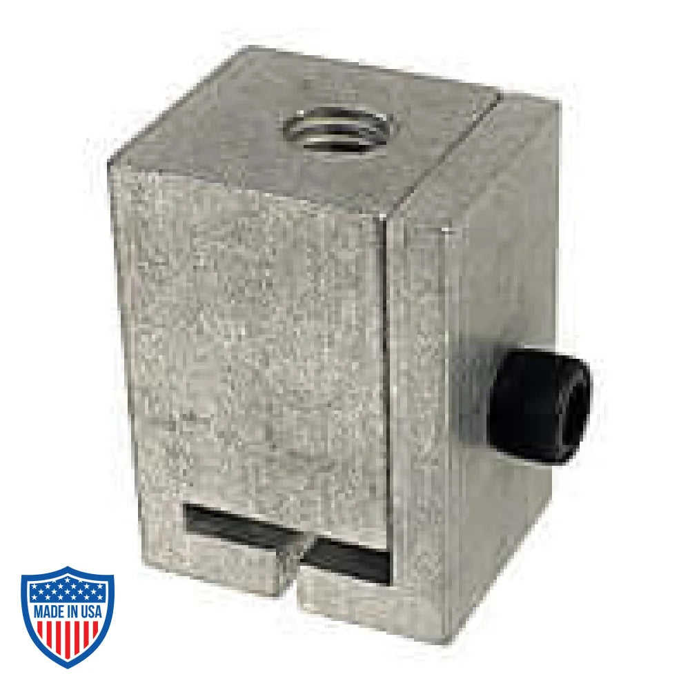 Threaded Rod Track Hanger for film grip rigging.