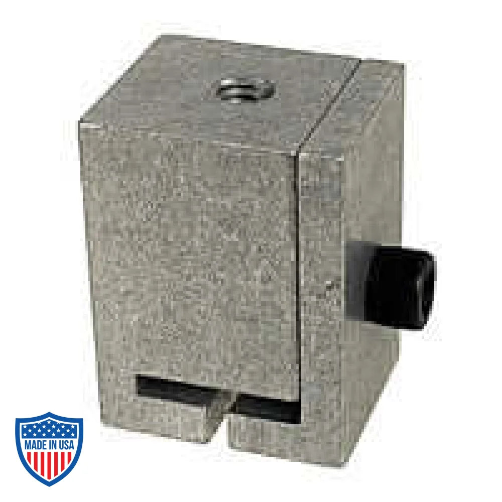 Threaded Rod Track Hanger for film grip and rigging applications.