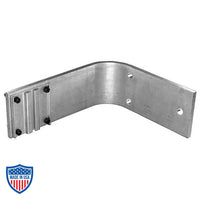 M140 Wall Mount Bracket for film grip rigging, 6061T-6 aluminum, includes two 9/16" wall mounting holes and four 3/8" bolt holes, 50 lbs WLL