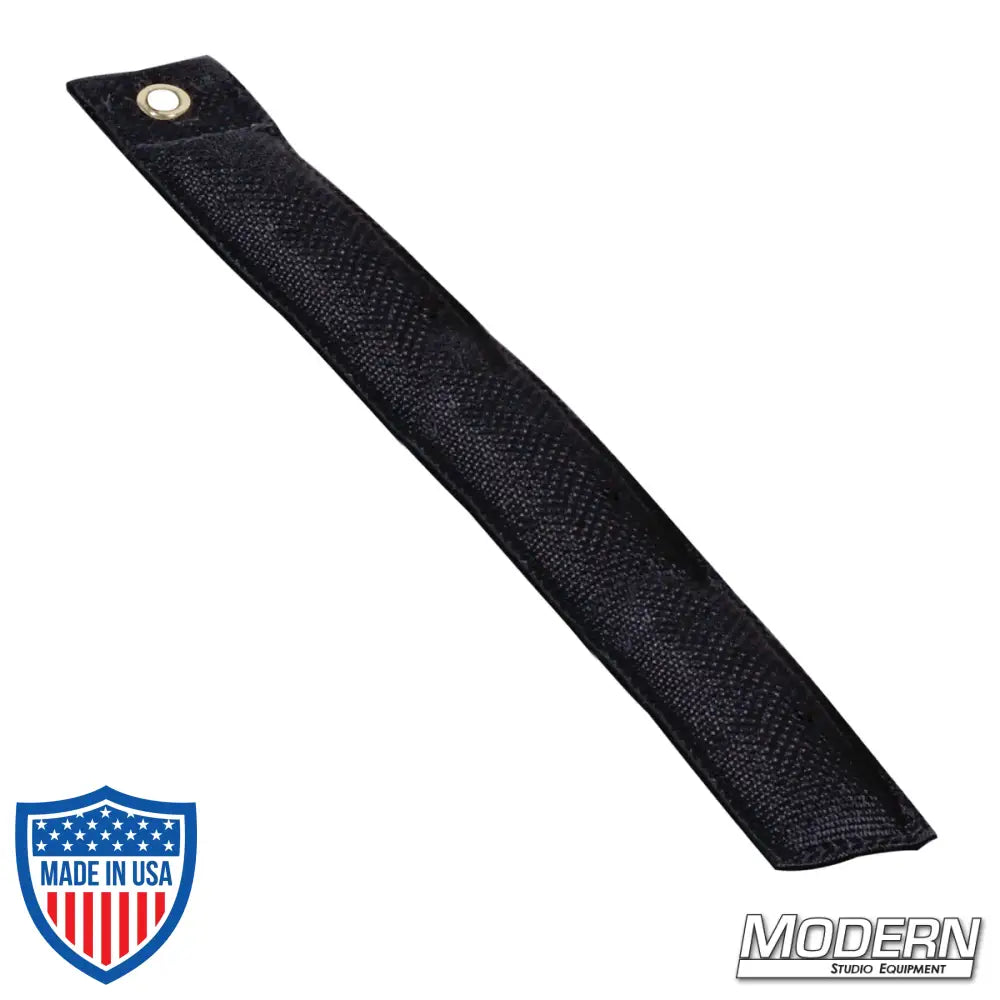 Modern 12-inch marker filled with shot for film grip and rigging, made of durable Cordura 1000 fabric.