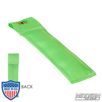 4-inch green marker for film grip rigging by Modern Studio Equipment, made of durable Cordura 1000, ideal for precise actor positioning on set.