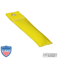 4-inch yellow Cordura Marker for film grip rigging by Modern Studio Equipment