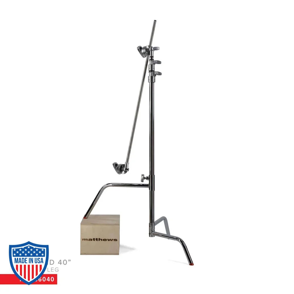 Matthews 40’’ C-Stand With Sliding Leg Base Grip Head & Arm