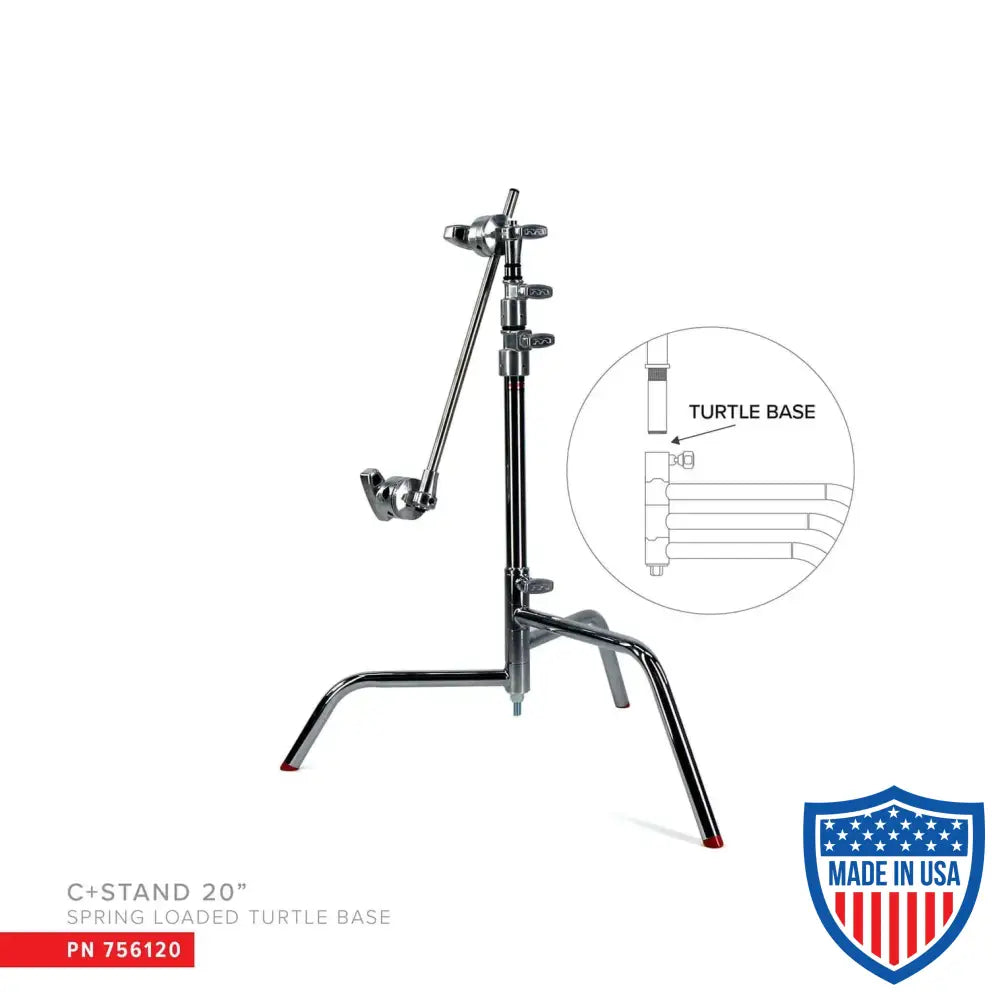 Matthews 40’’ C-Stand With Turtle Base Grip Head & Arm