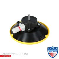 Matthews 6’’ Suction Cup W/ 3/8’’-16 Stud