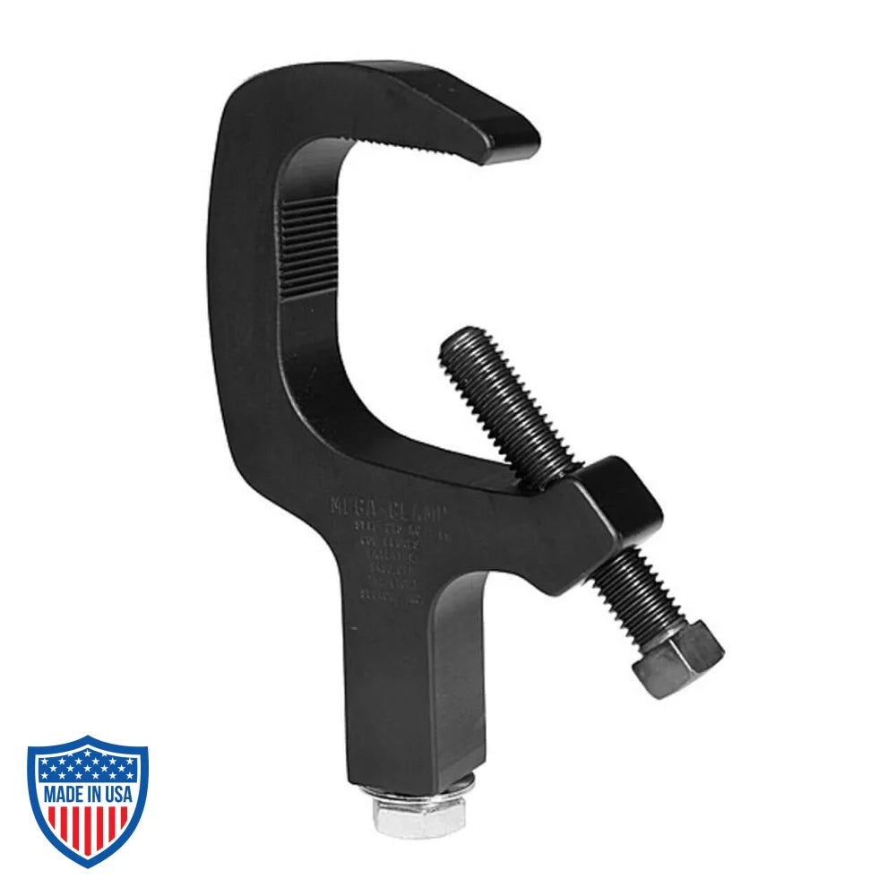 Mega-Clamp theatrical lighting c-clamp made from aircraft grade aluminum for film grip and rigging purposes