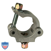 Mega-Coupler with solid wing nut tabs and grade 8 Hex Head Cap Screw designed for film grip and rigging applications