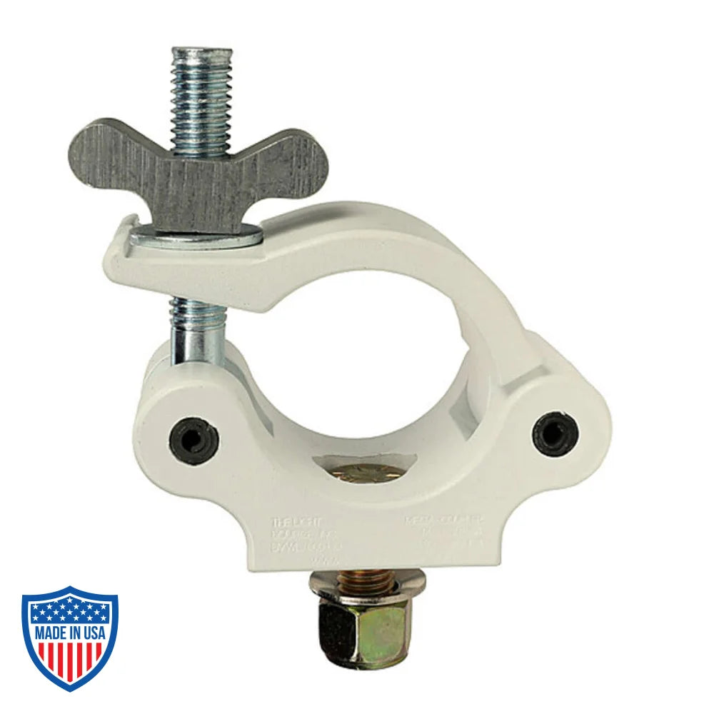 Mega-Coupler for film grip rigging with solid wing nut tabs, designed to secure truss tubes from 1.66" OD to 2" OD with a 14 mm thick base.