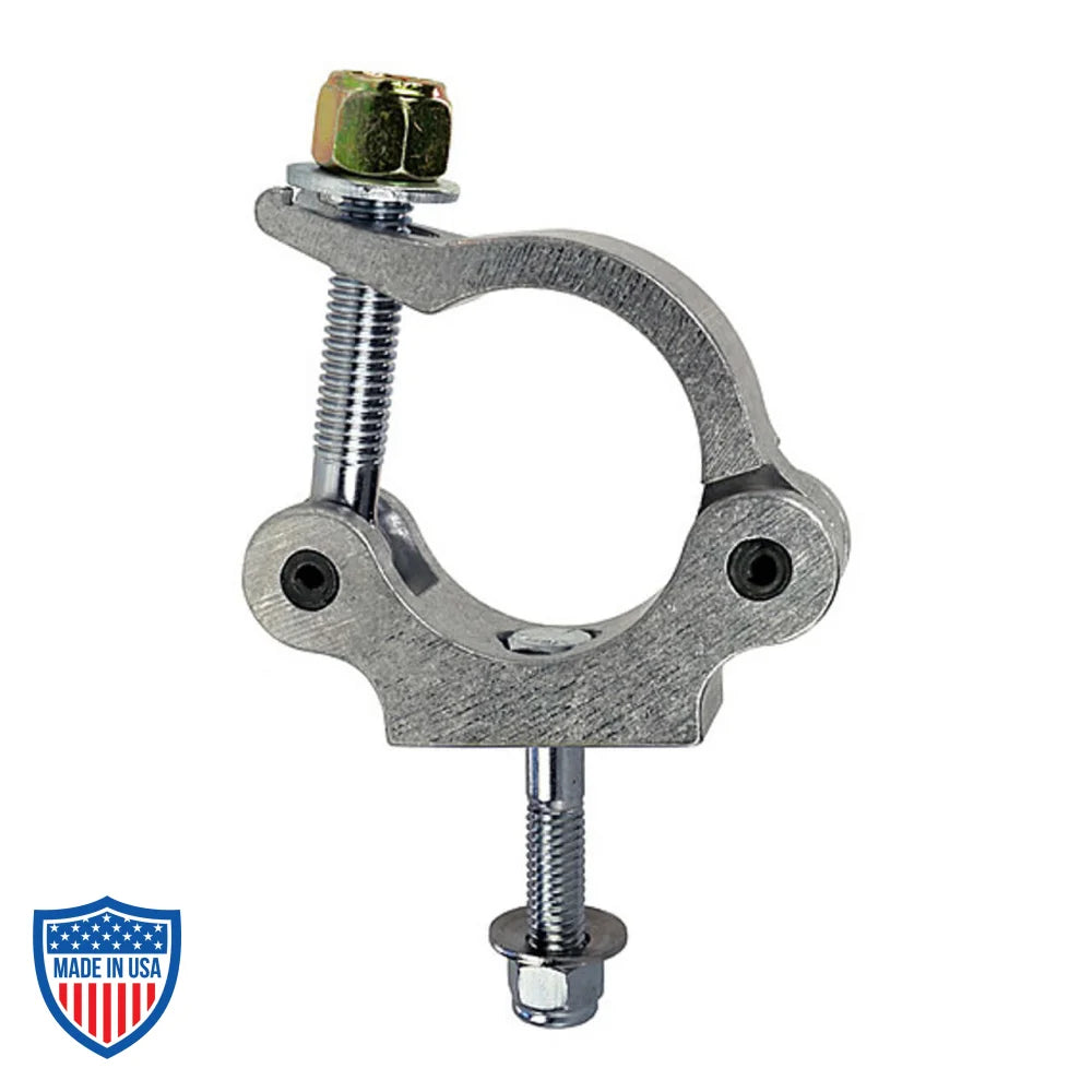 Mega-Slim Coupler for film grip rigging and smaller light fixtures with wide wing nut and hex pocket for easy fastening.