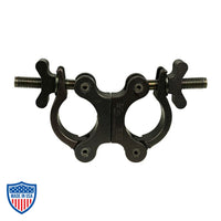 Mega-Slim Swivel Coupler for lightweight rigging, featuring flat sided solid wing nut, ideal for film grip and rigging applications.