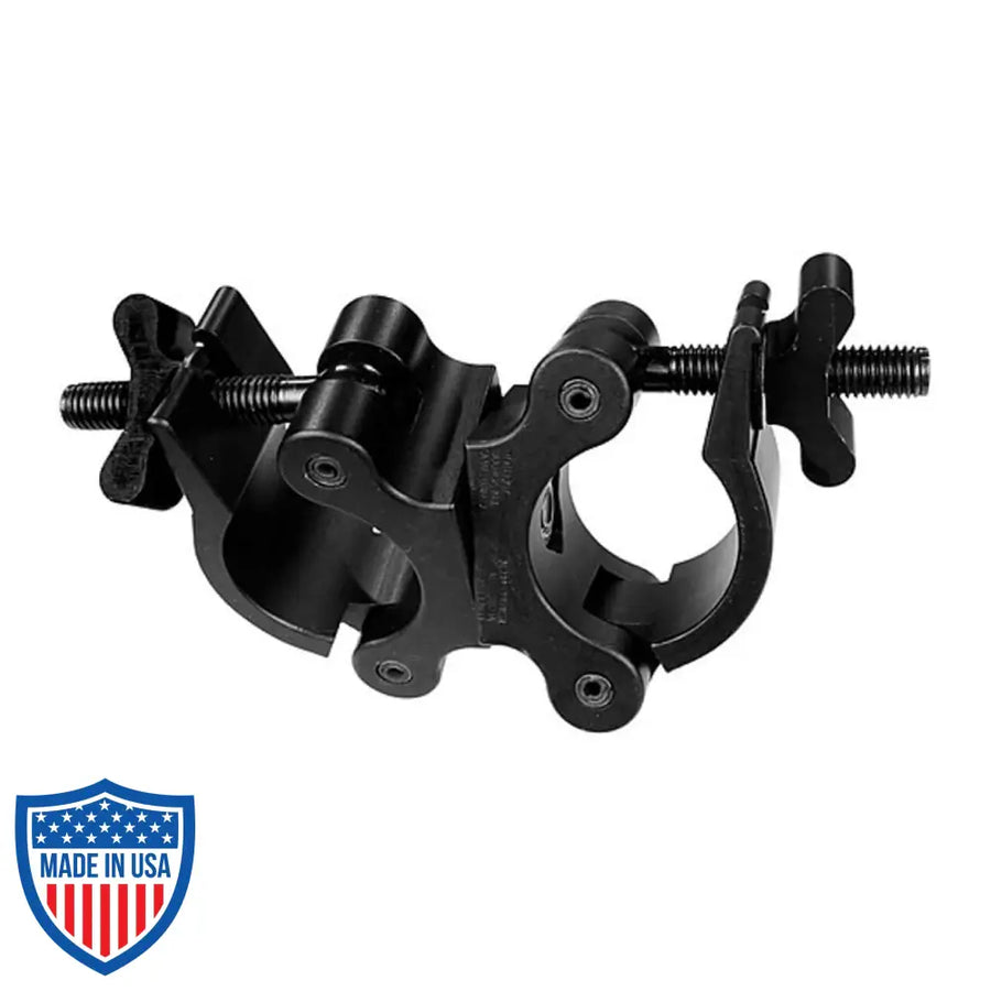 Mega-Swivel Coupler-XL for film grip and rigging, new stronger design, versatile half couplers, working load limit 1100 pounds