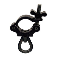 Mega-Slim Coupler with Eye Nut for film grip and rigging - lightweight, low-profile, fits 1-1/4" to 2.050 OD pipes and tubes