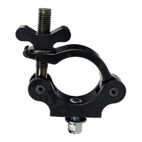 Mega-Slim Coupler for film grip rigging with wide wing nut and hex pocket for light fixtures