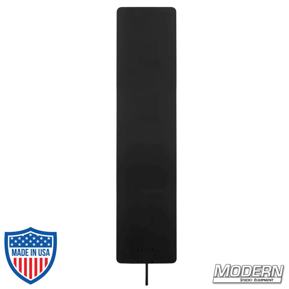 Black aluminum sheet metal flag for film grip rigging by Modern Studio Equipment