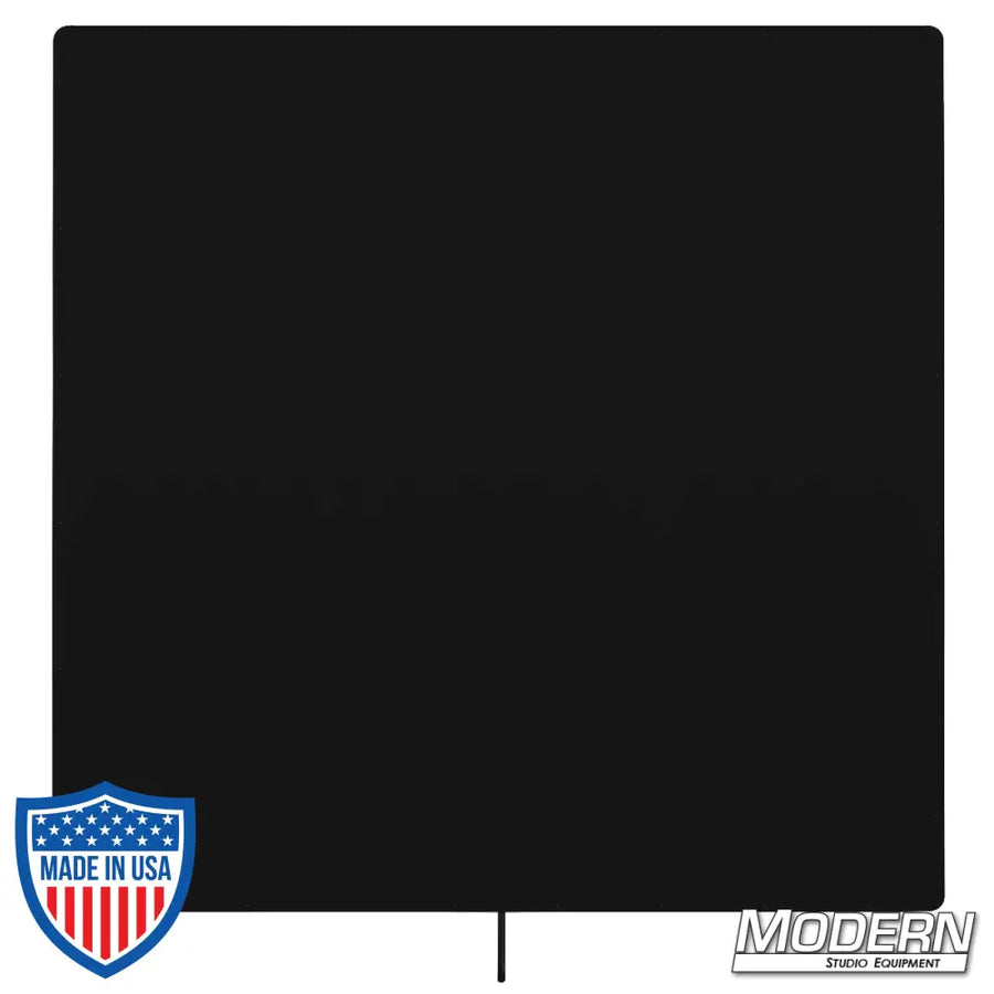 Black powder-coated aluminum Metal Flag/Cutter - 48" x 48" for film grip and rigging.