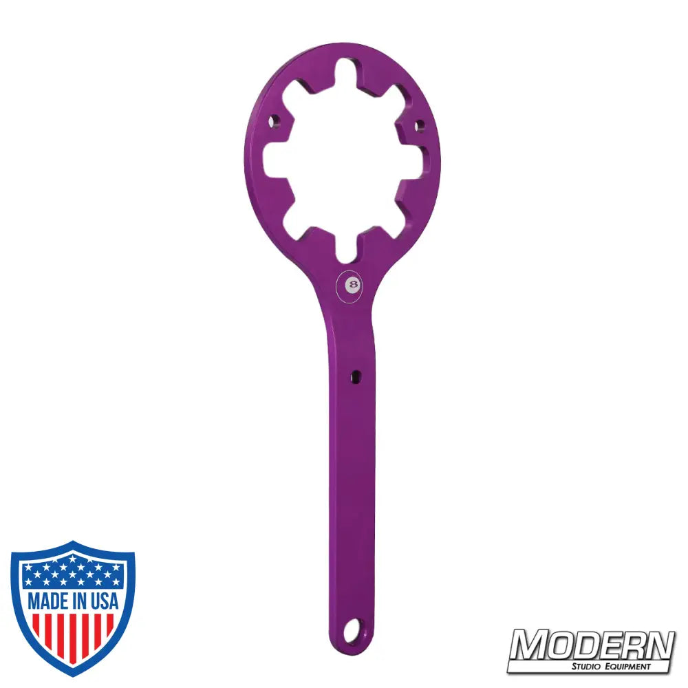 Mitchell Castlenut Wrench for film grip and rigging in purple color