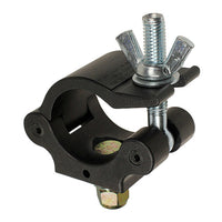 Durable Mega-Coupler with solid wing nut tabs for film grip and rigging applications. Secure fastening for 1.66" OD to 2" OD truss tubes.